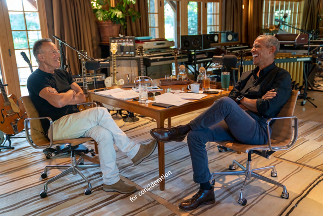 Bruce & Obama in podcast
