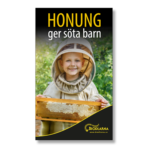 Tygvepa: Honung ger söta barn 70x120 cm