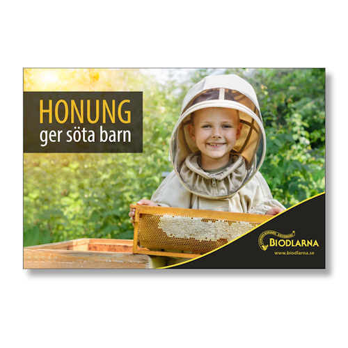 Banderoll: Honung ger söta barn 3x2 m