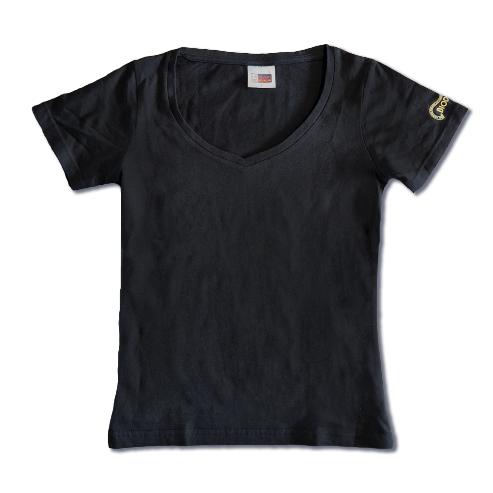V-ringad t-shirt - Dam
