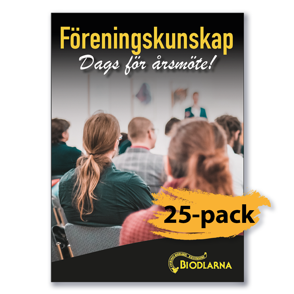 Föreningskunskap - Dags för årsmöte - 25-pack