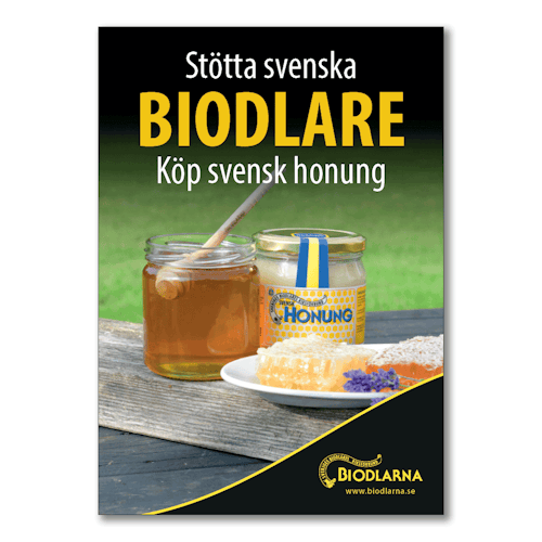 Poster: Stötta svenska biodlare A4