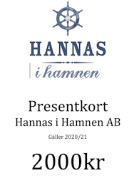 Presentkort Hannas i Hamnen