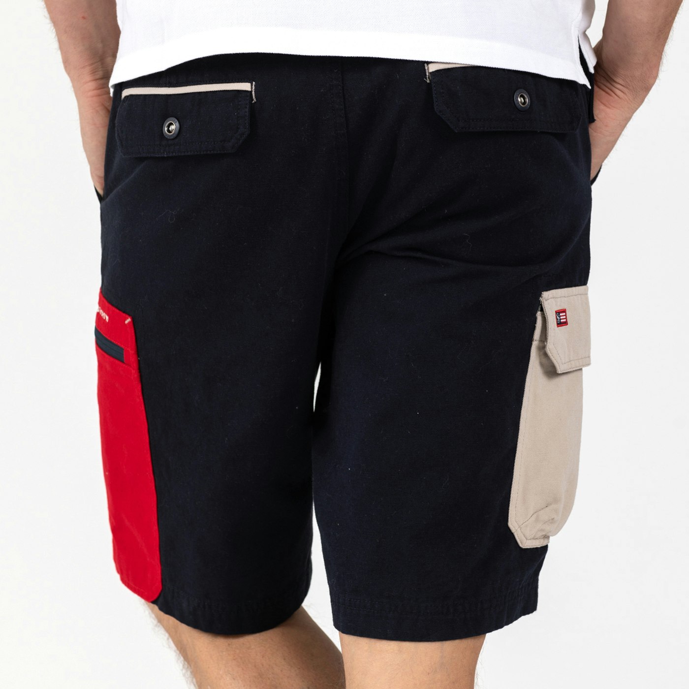 Red Pocket Shorts