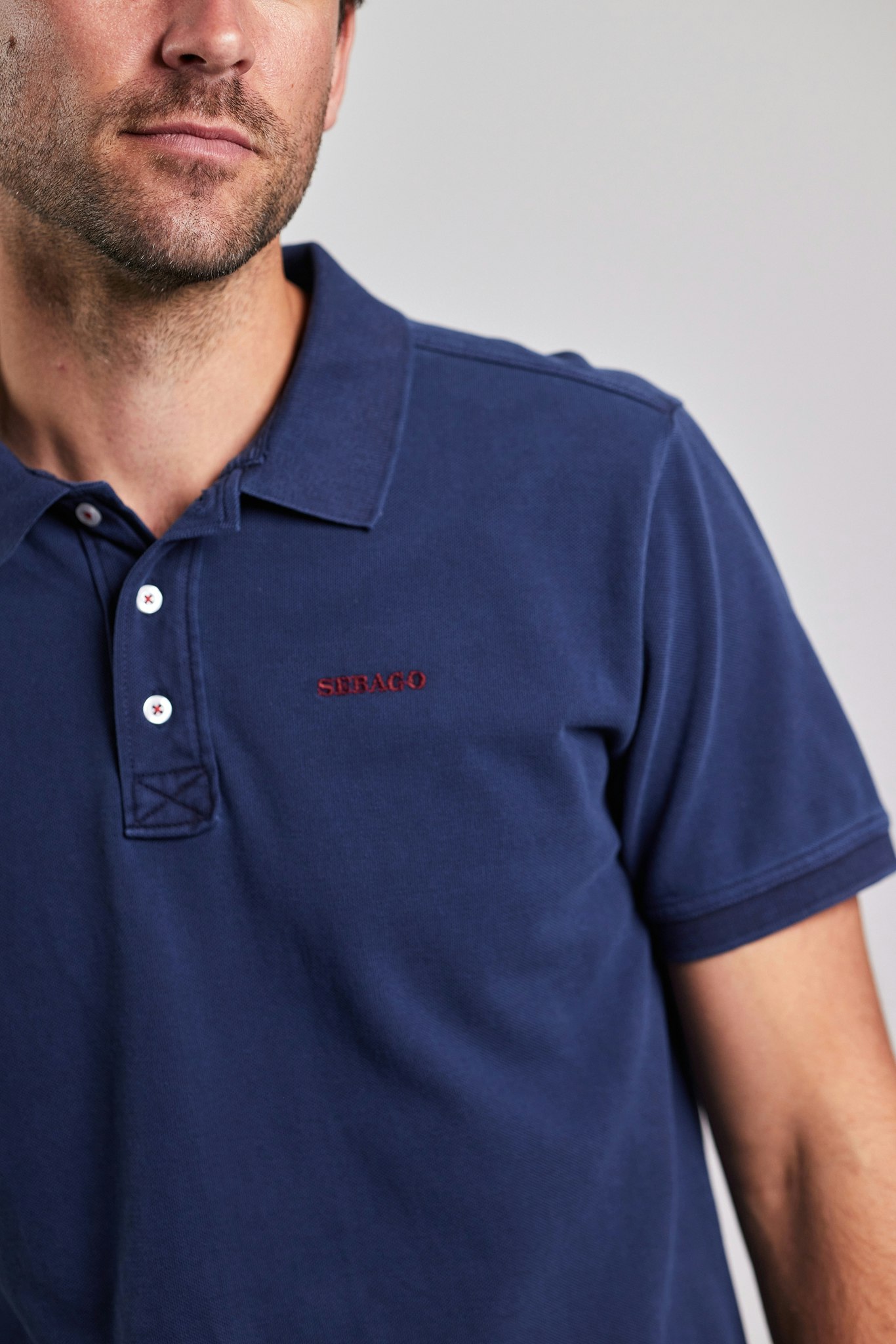 Outwashed Logo Pique