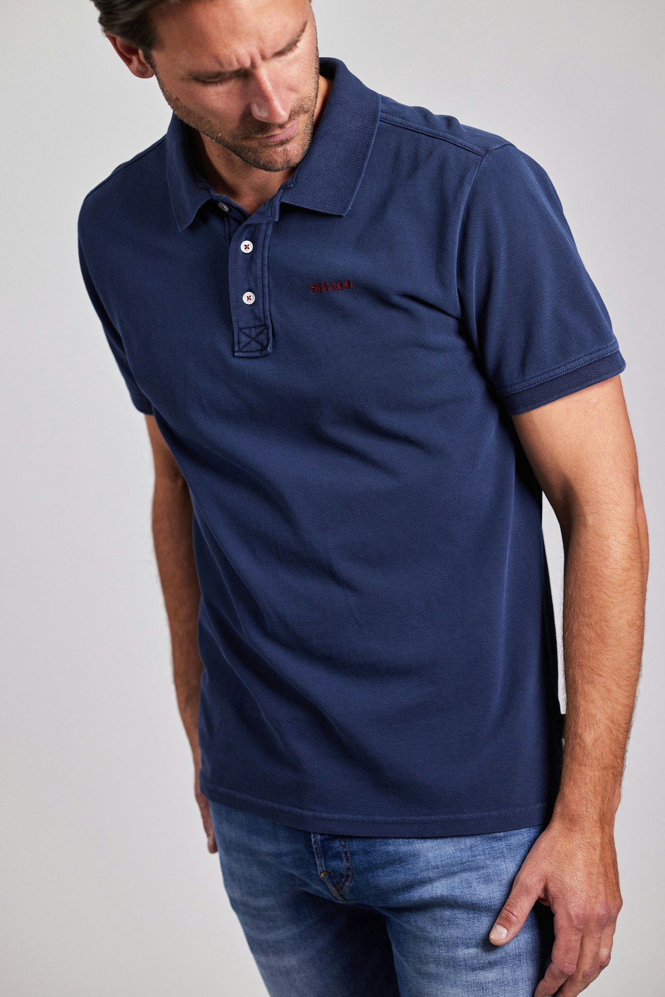Outwashed Logo Pique