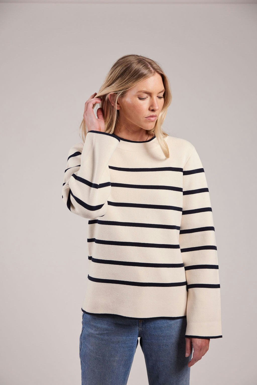 Bea Striped Knit Sweater