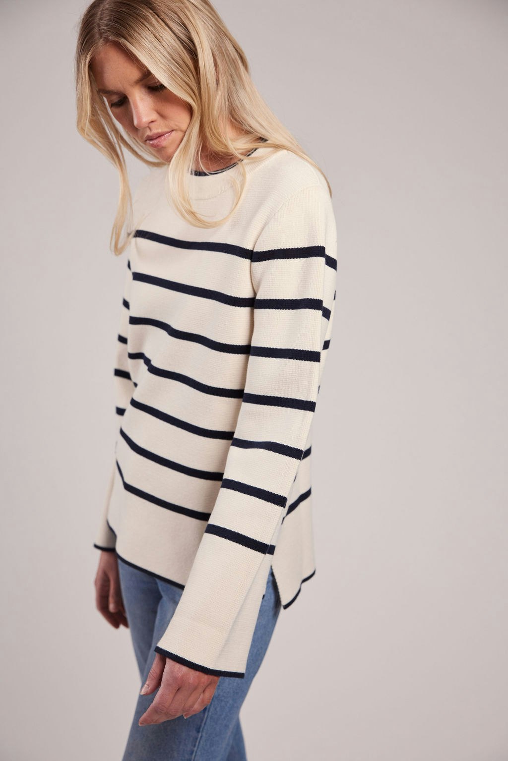 Bea Striped Knit Sweater