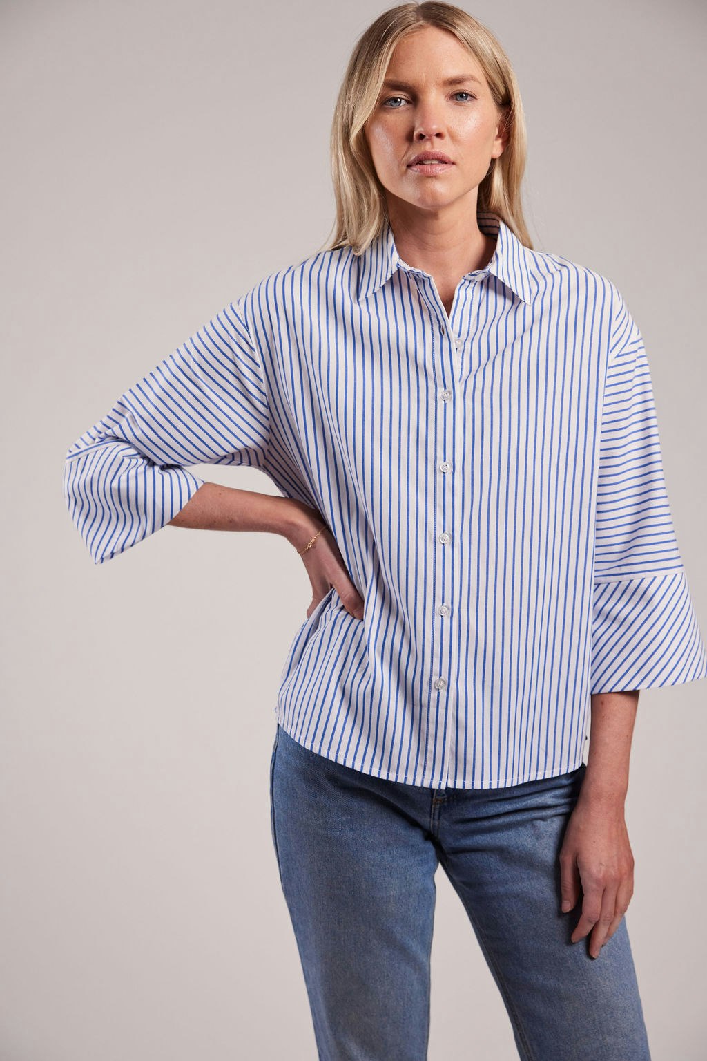 Helen Cotton Poplin Blouse