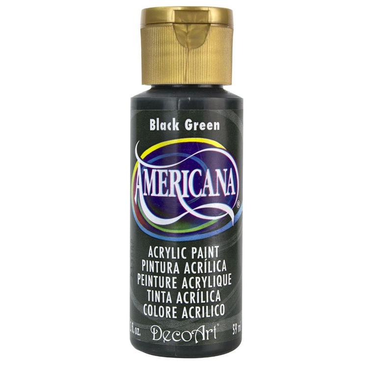 DecoArt Americana Black Green