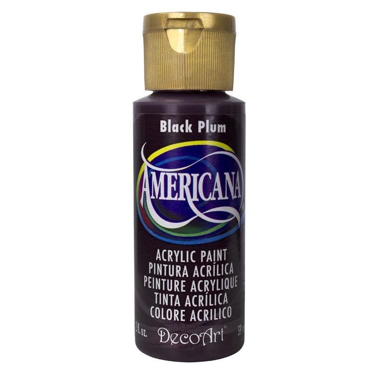 DecoArt Americana Black Plum