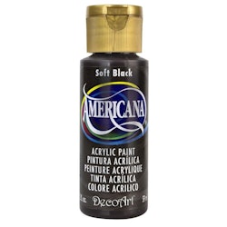 DecoArt Americana Soft Black