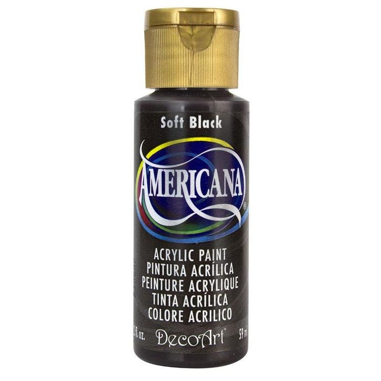 DecoArt Americana Soft Black