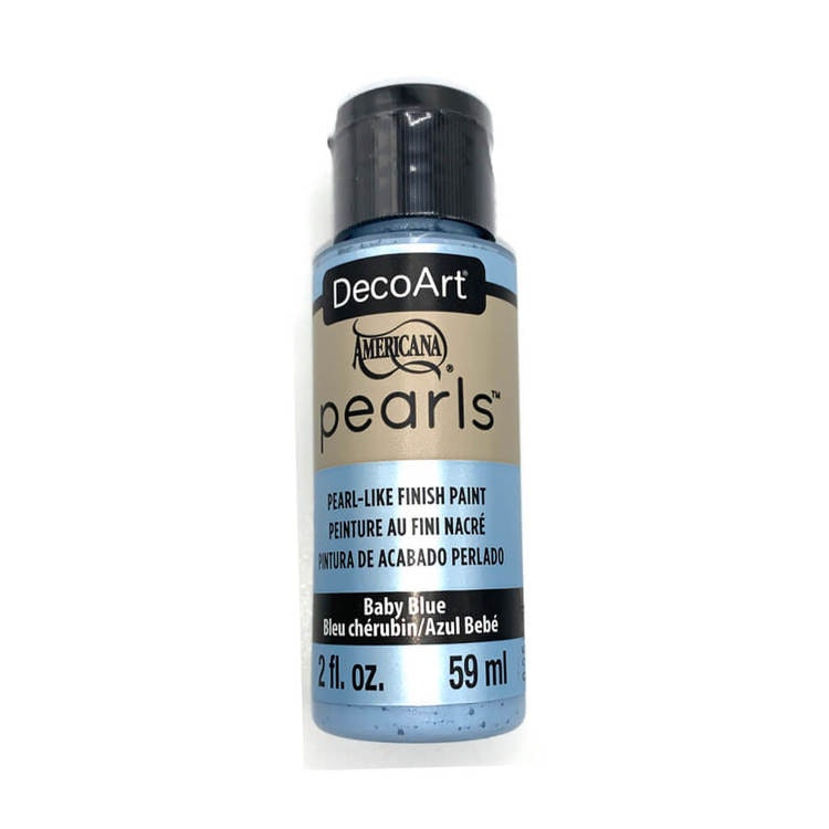 DecoArt Pearls Baby Blue