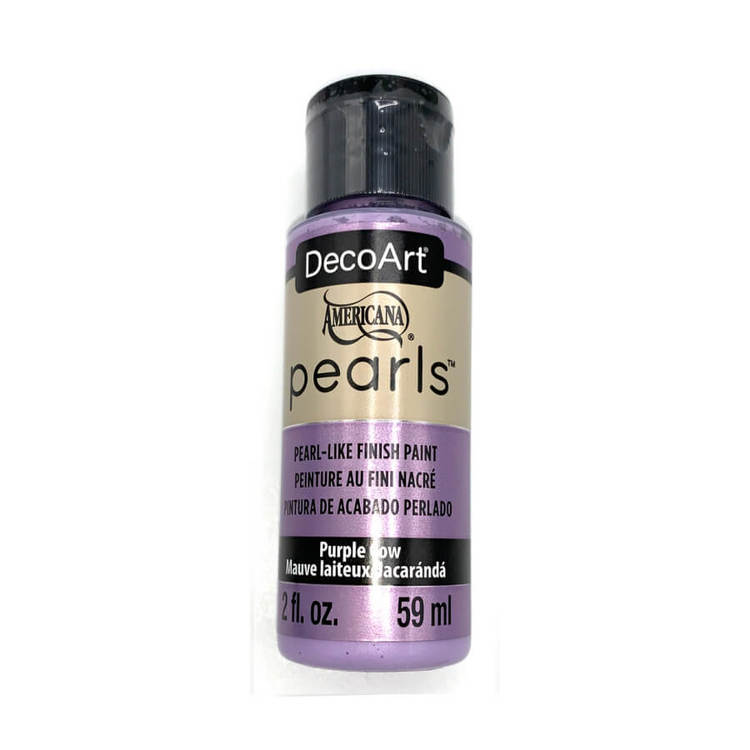 DecoArt Pearls Purple Cow