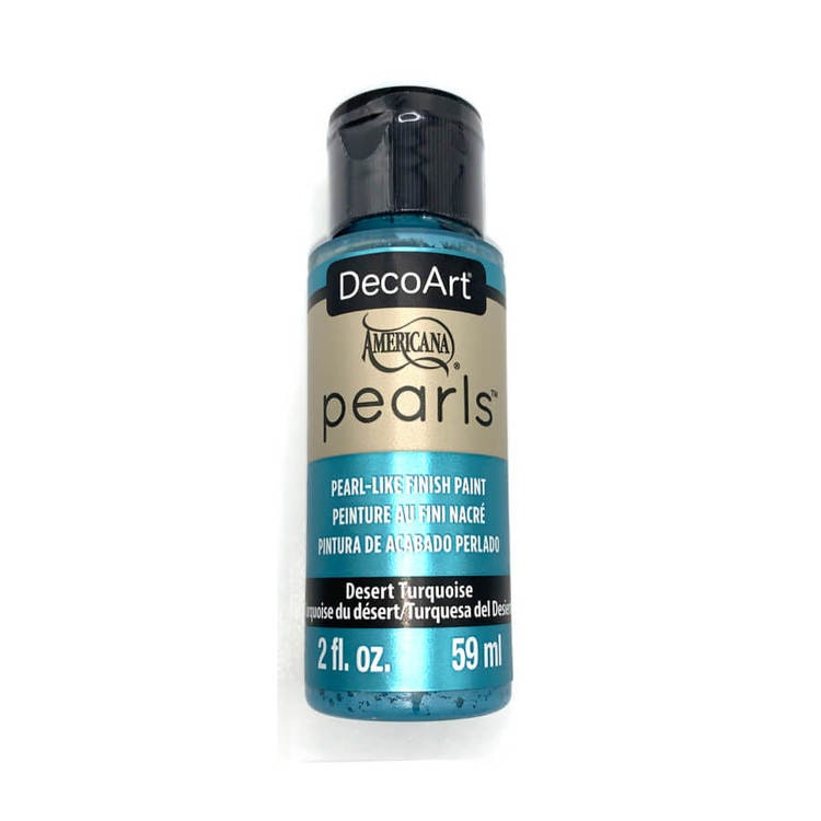 DecoArt Pearls Desert Turquoise