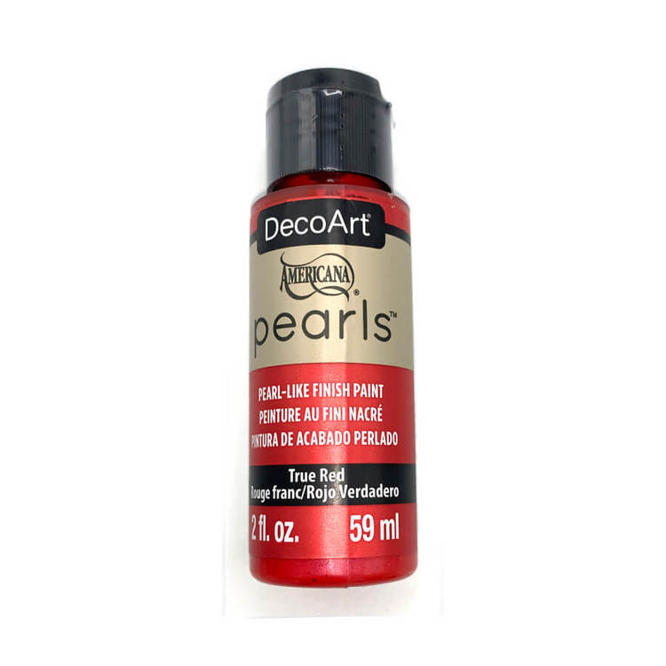 DecoArt Pearls True Red