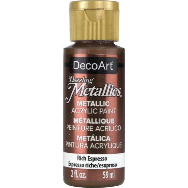 DecoArt Dazzling Metallics Rich Espresso