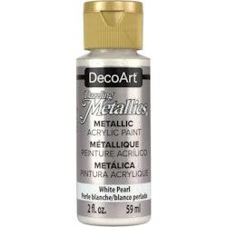 DecoArt Dazzling Metallics White Pearl