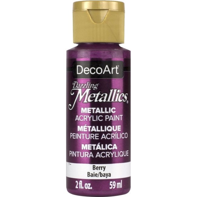 DecoArt Dazzling Metallics Berry