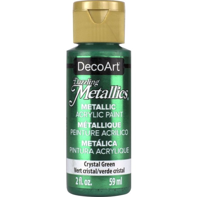 DecoArt Dazzling Metallics Crystal Green