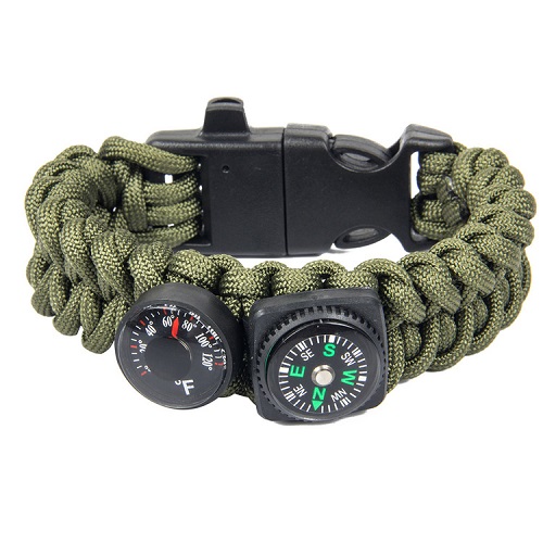LOKKEN® Paracord armband 6 in 1 Grön