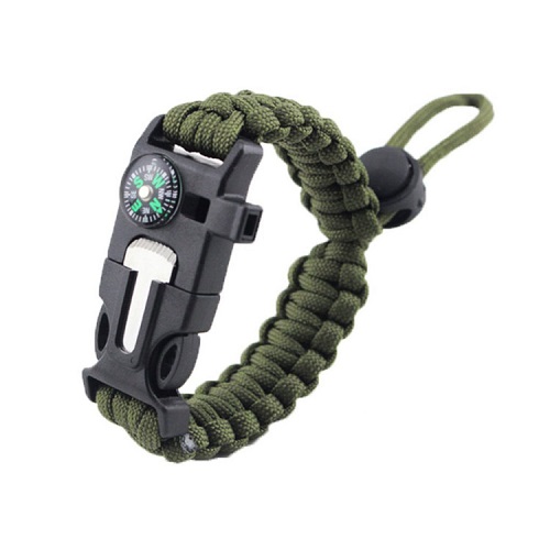 LOKKEN® Firestarter Paracord-Armband Grön