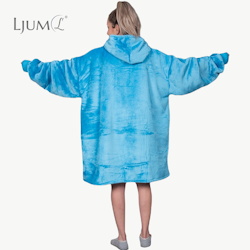 Ljum® Oversize Filt Hoodie Blanket - Sky Blue