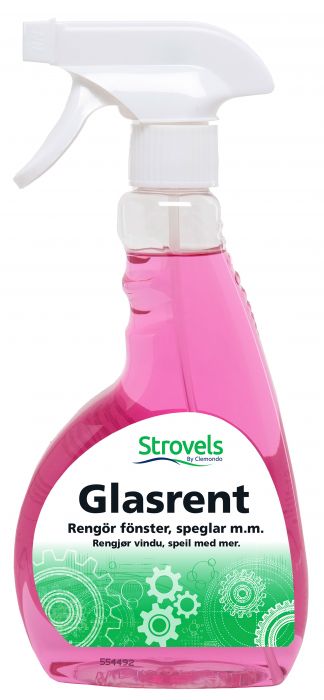 Strovels Glasrent i sprayflaska, 0,5 liter