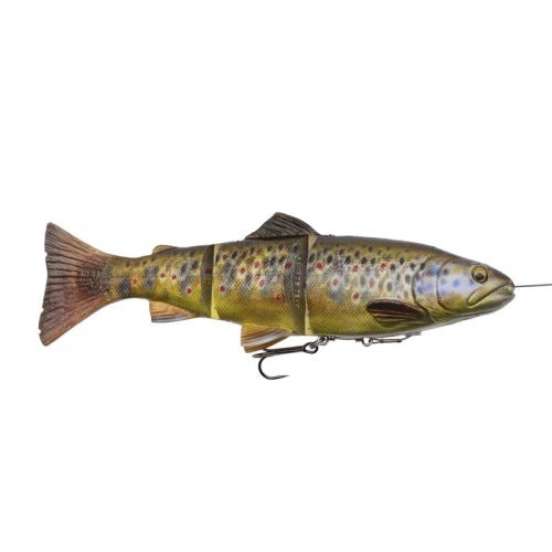 3D Line thru trout 15cm 35g Dark brown