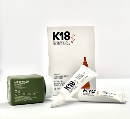 K18 DUO At Home Hair Mask 2x5 ml + Kevin Murphy Maxi Wash 40ml KAMPANJPRIS!