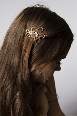 Pieces by bonbon Anna-lisa hairclip silver