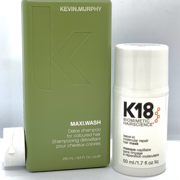 K18 Hair Mask 50 ml + Kevin Murphy Maxi Wash 250ml KAMPANJPRIS!
