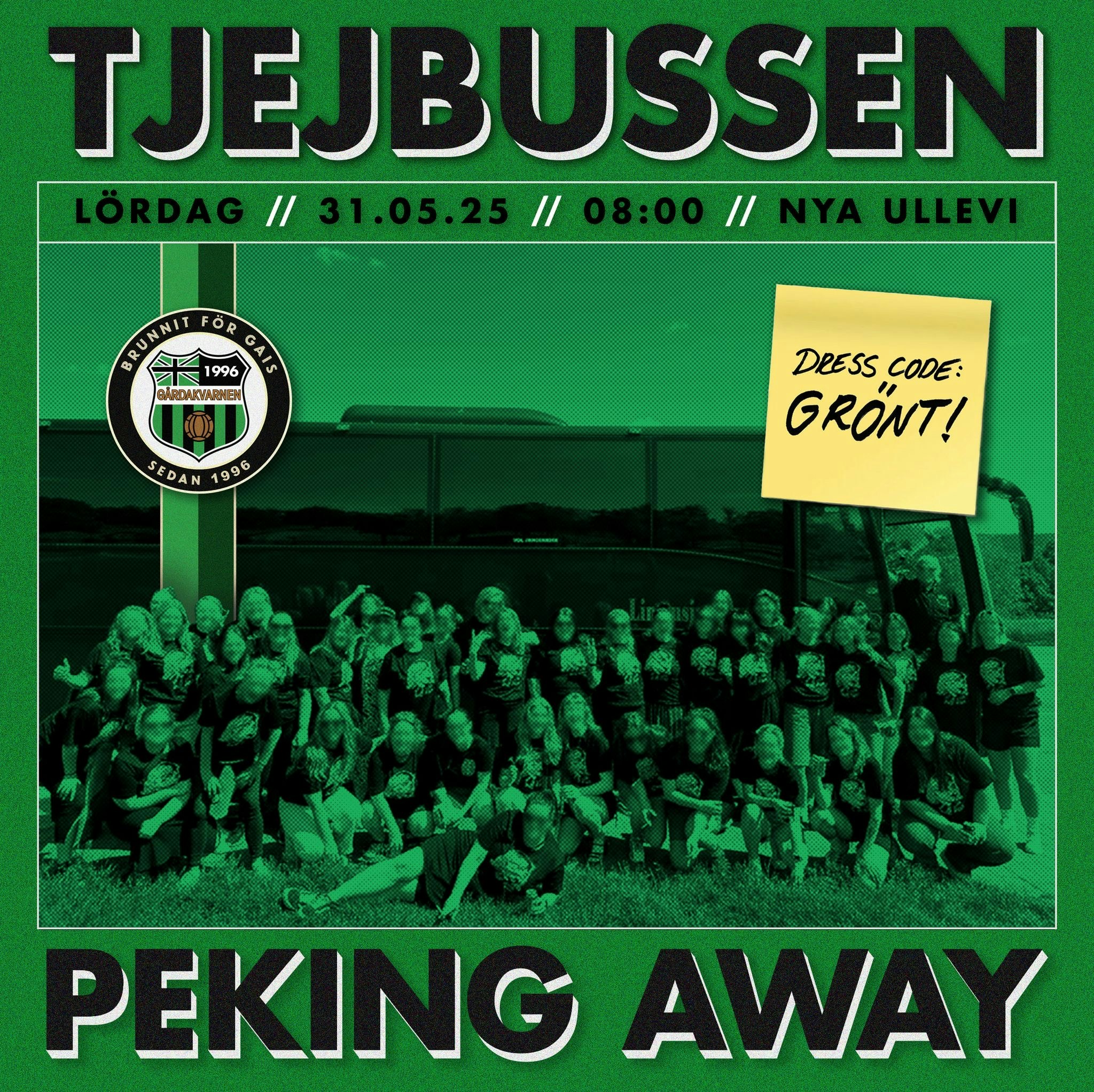 PEKING AWAY (TJEJBUSS + PUBSTOPP)