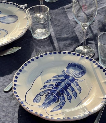 Marina dinner plate 26 cm, lobster moti
