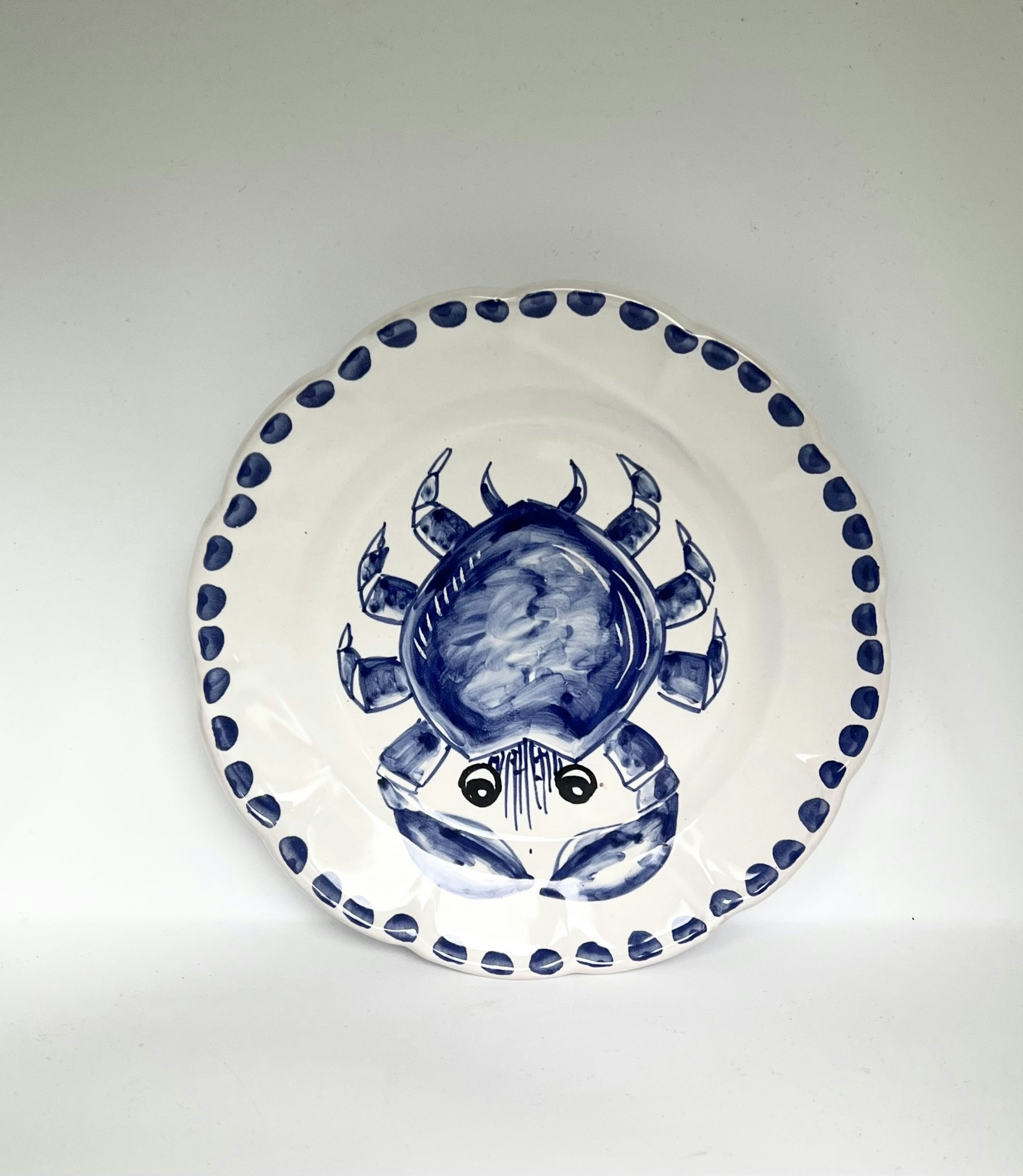 Marina salad plate 20 cm, crab motif