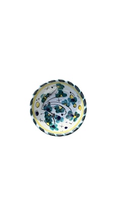 Toscana salladsskål 13 cm, grönt mönster