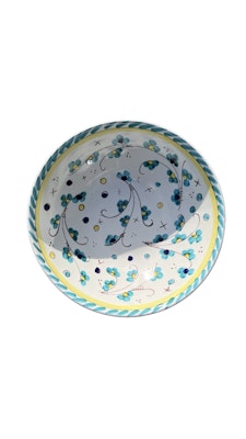 Toscana salladsskål 30 cm, grönt mönster