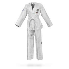 MIGHTY FIST: ITF TAEKWON-DO DRÄKT VIVD FÄRGBÄLTE