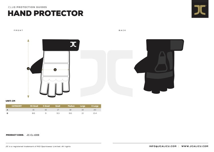 JCALICU: HANDSKE FÖR WT TAEKWONDO CLUB