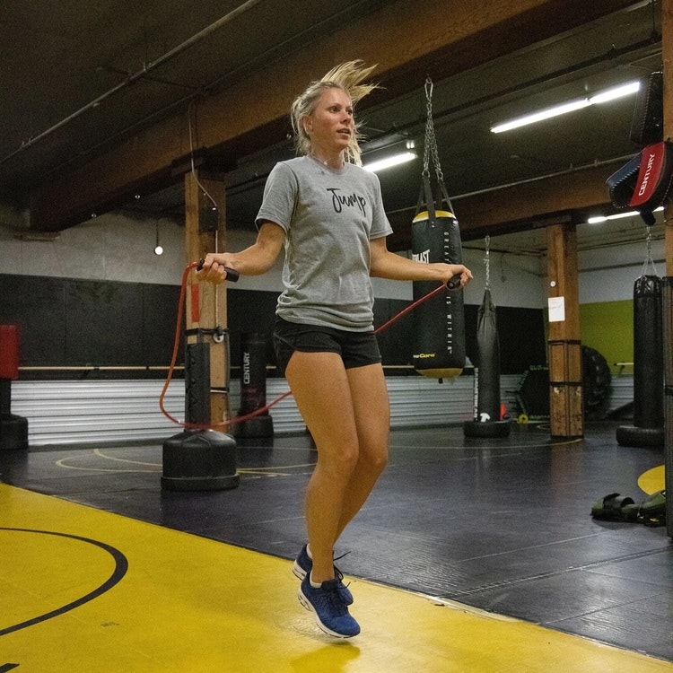 ELITE SRS: MUAY THAI HOPPREP BLÅ 244CM