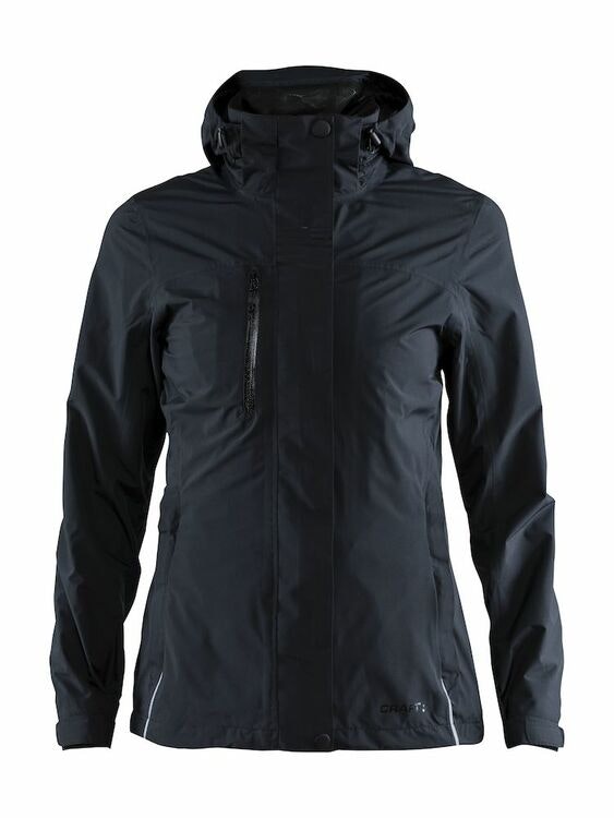 URBAN RAIN JACKET SVART LTA LOGO DAM