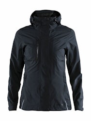 URBAN RAIN JACKET SVART LTA LOGO DAM