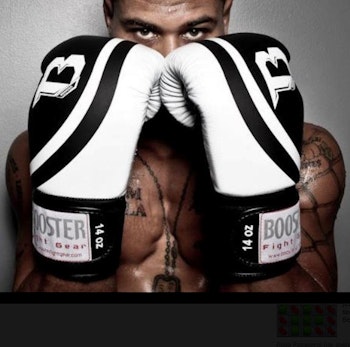 BOOSTER: BOXNINGSHANDKSE PRO RANGE SVART/VIT