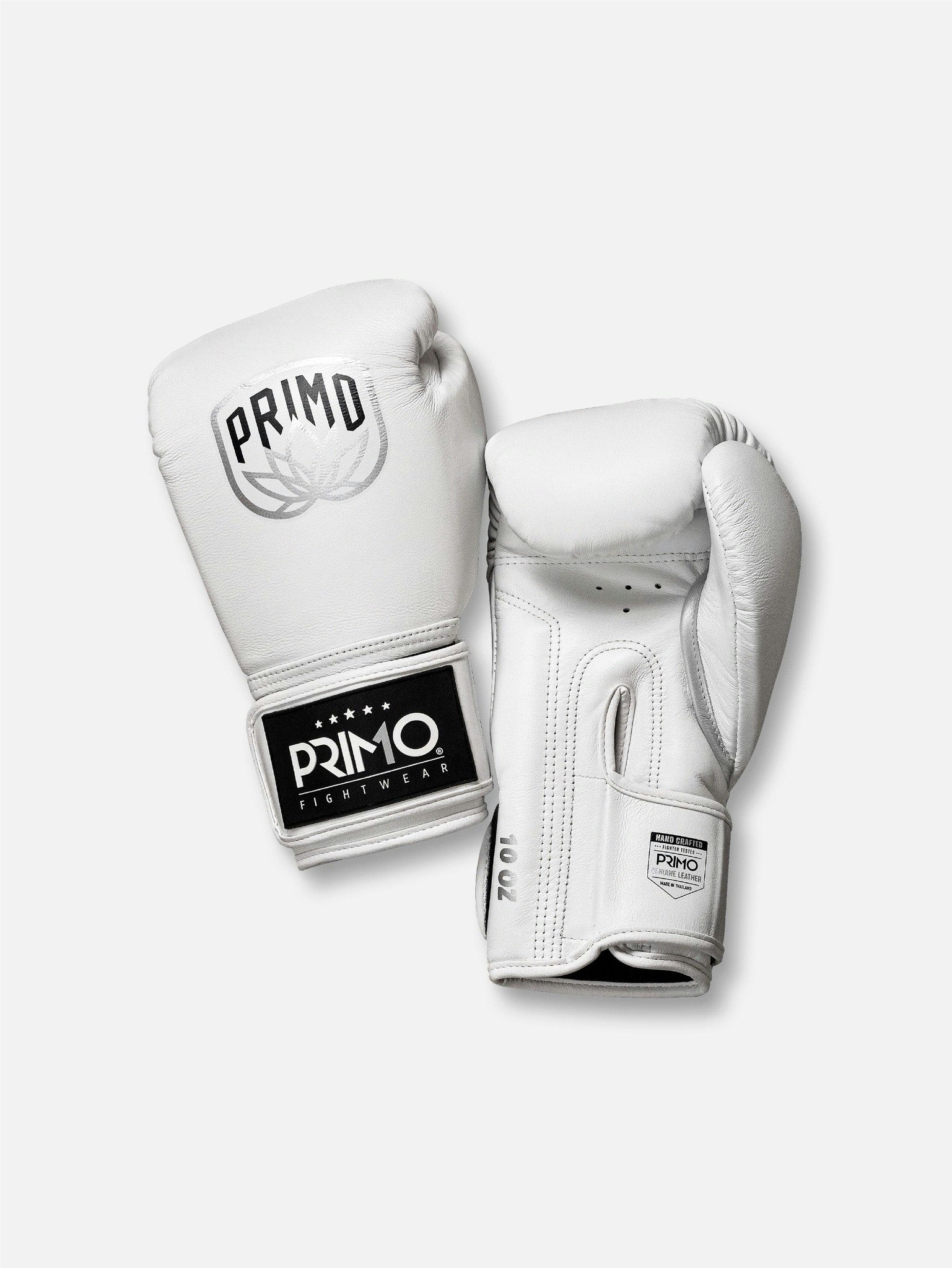 PRIMO: EMBLEM BOXNINGSHANDSKAR VIT