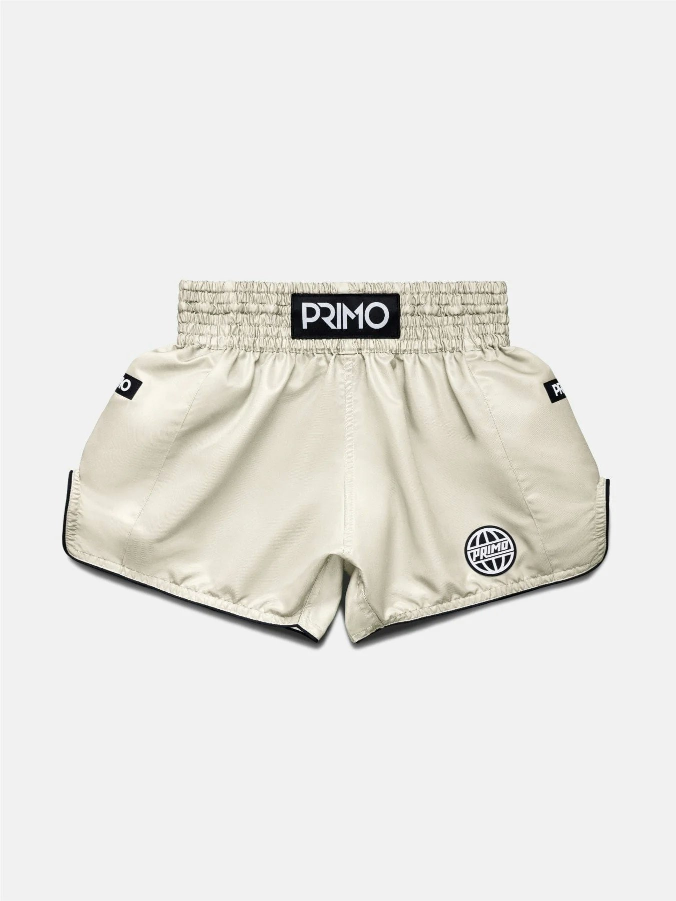 PRIMO: MUAY THAI SHORTS - ALTA SERIES - CREAM