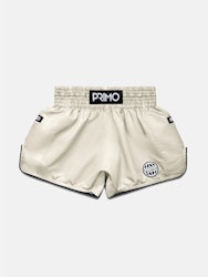 PRIMO: MUAY THAI SHORTS - ALTA SERIES - CREAM