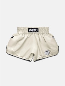PRIMO: MUAY THAI SHORTS - ALTA SERIES - CREAM