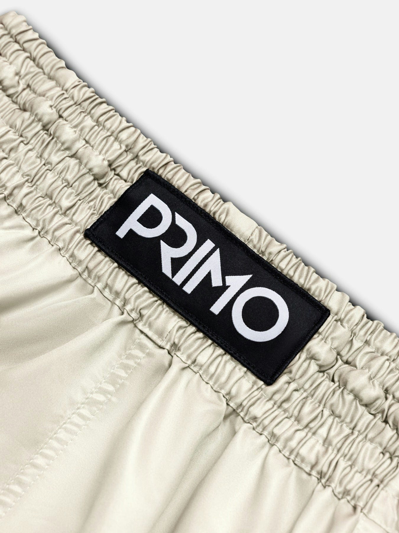 PRIMO: MUAY THAI SHORTS - ALTA SERIES - CREAM