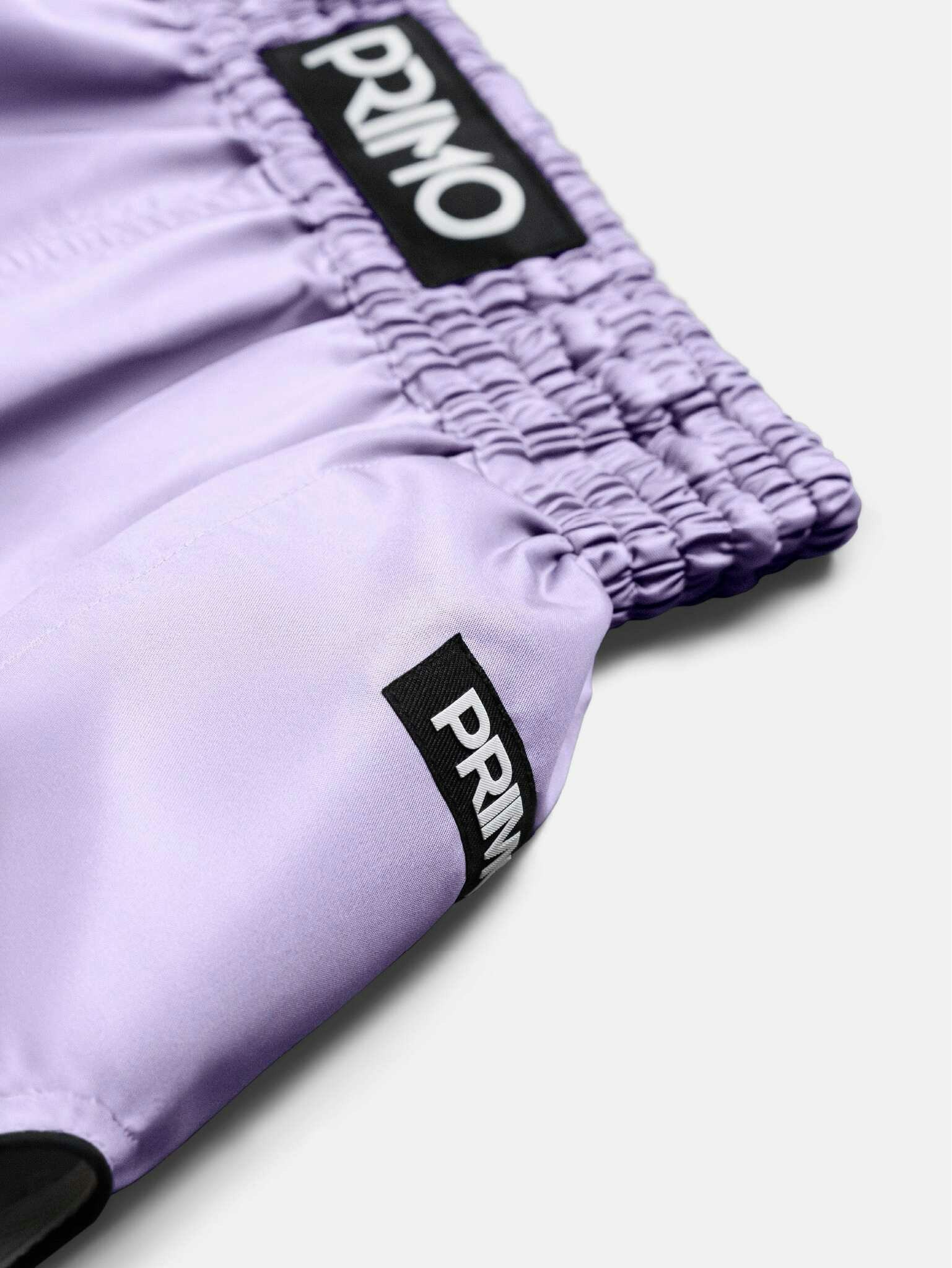 PRIMO: MUAY THAI SHORTS - ALTA SERIES - PASTEL PURPLE